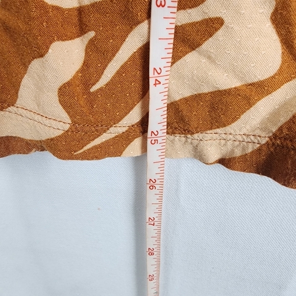 Anthropologie Maeve Windham Zebra Stripe Tunic in Cedar Size XSmall Short Sleeve - Picture 6 of 6